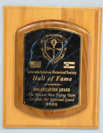 Plaque, Award